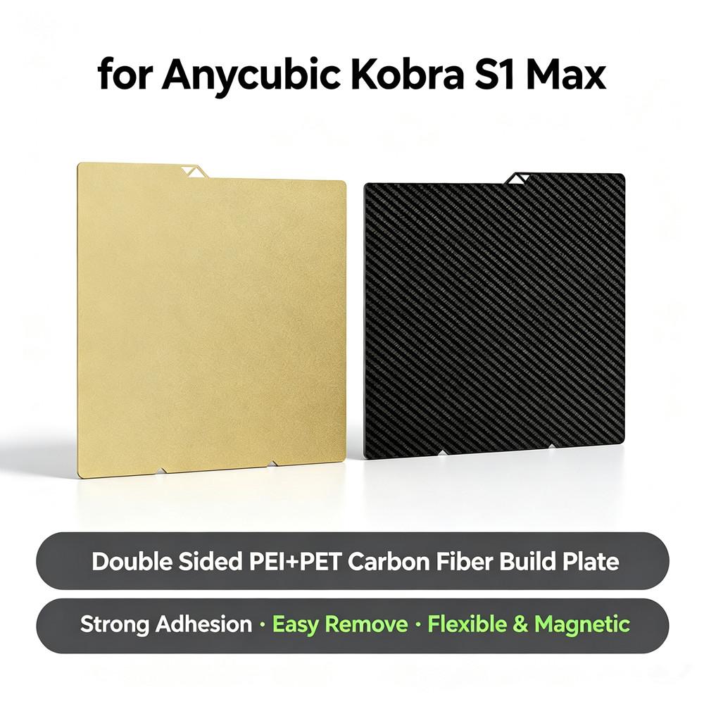 Crepe Pan Carbon - Anycubic Kobra S1 Max Baskı Plakası