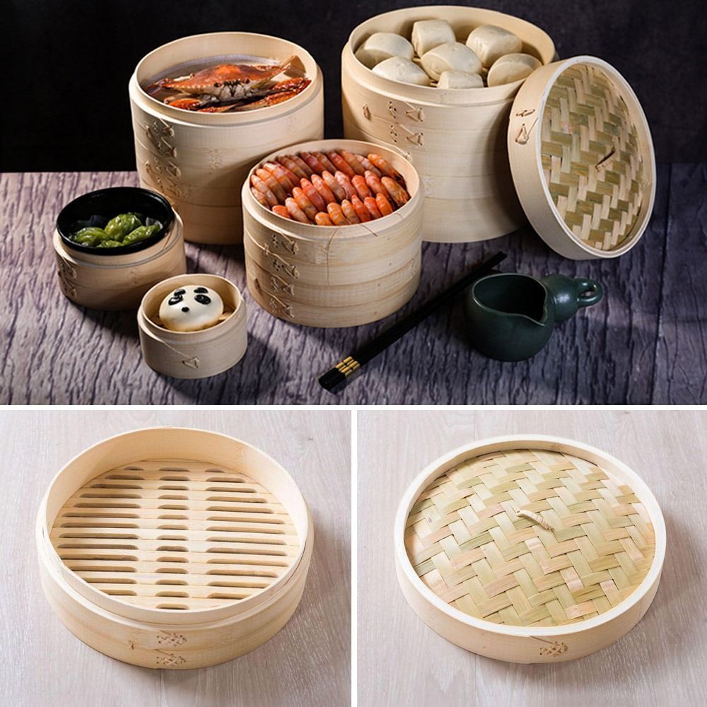 Çin vapur bambu vapur pişirme  - Bao Steamer Bamboo incelemesi ve fiyatı