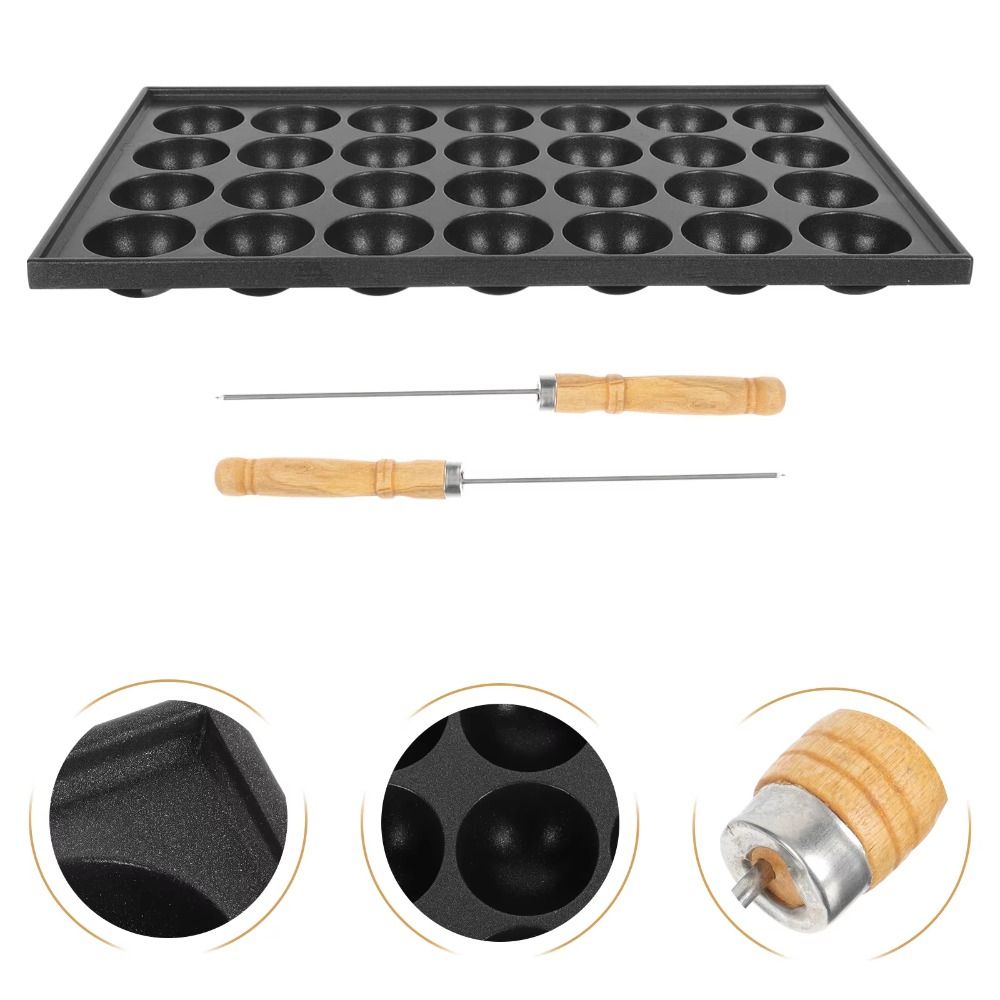 28 Delikli Dayanıklı Yapışmaz  - Takoyaki Grill Plate incelemesi ve fiyatı